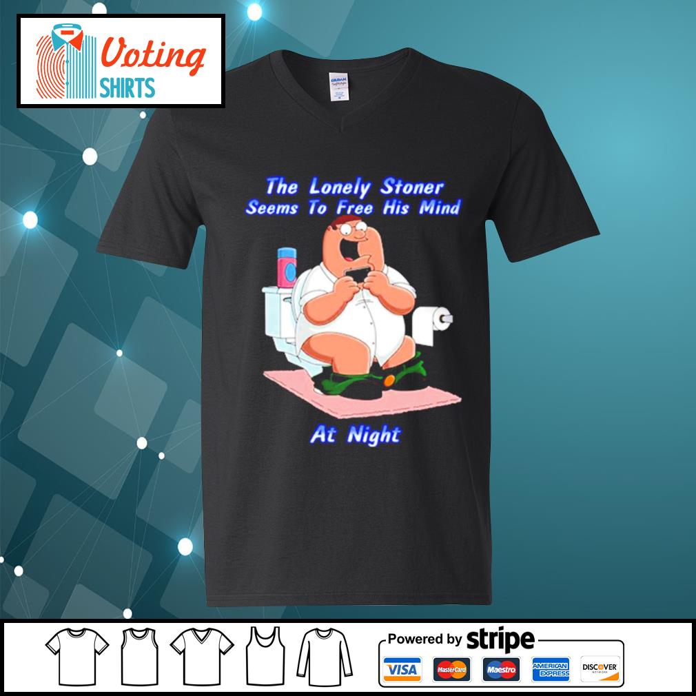 the lonely stoner seems to free his mind shirt