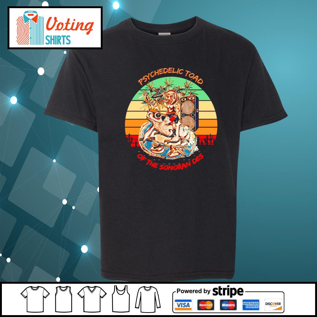 psychedelic toad of the sonoran desert shirt