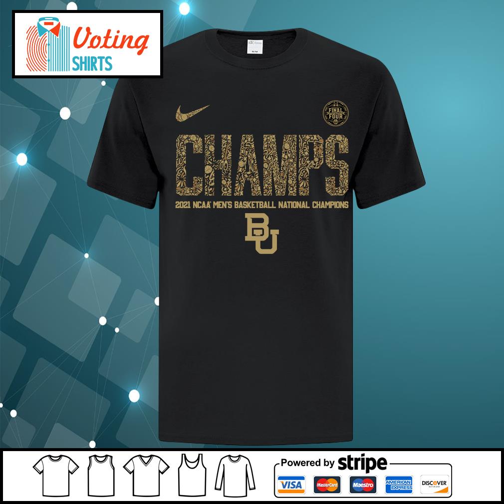 Men's Nike Black Baylor Bears 2021 NCAA Men's Basketball National Champions  Locker Room T-Shirt