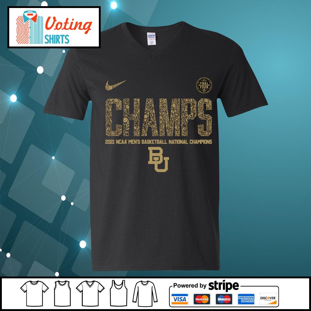 Men's Nike Black Baylor Bears 2021 NCAA Men's Basketball National Champions  Locker Room T-Shirt