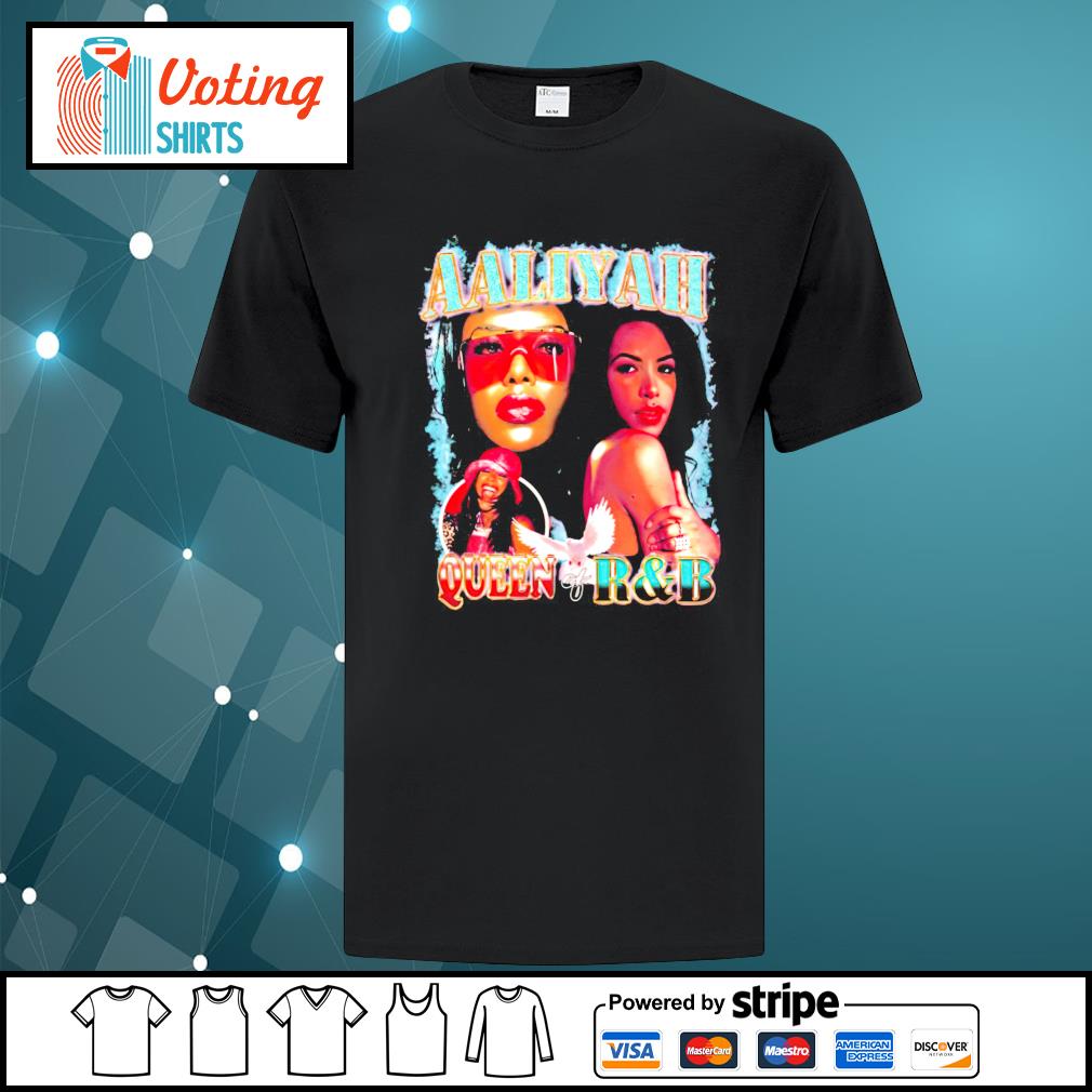 Aaliyah Queen Of R B Vintage 90 S Shirt T Shirt At Fashion Store