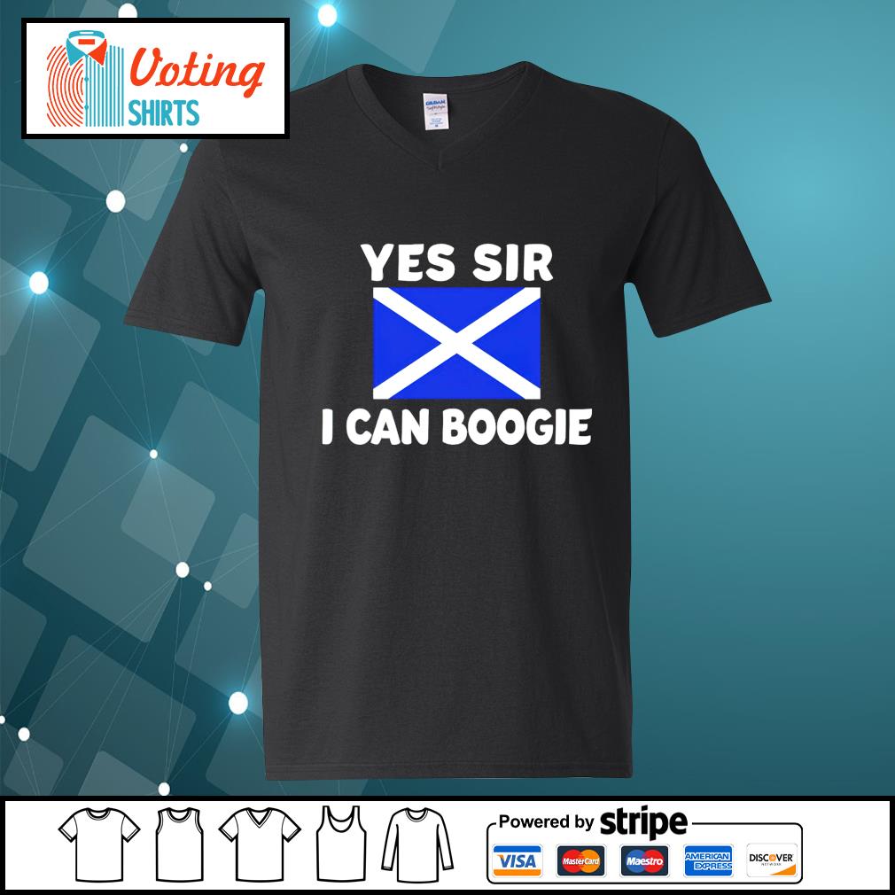 yes sir i can boogie scotland t shirt