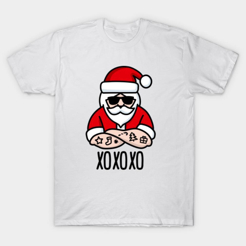 Overtræder tobak Korrespondent Xoxo ho ho ho Hugs and Kisses Santa Claus ugly Christmas T-Shirt, hoodie,  sweater, long sleeve and tank top