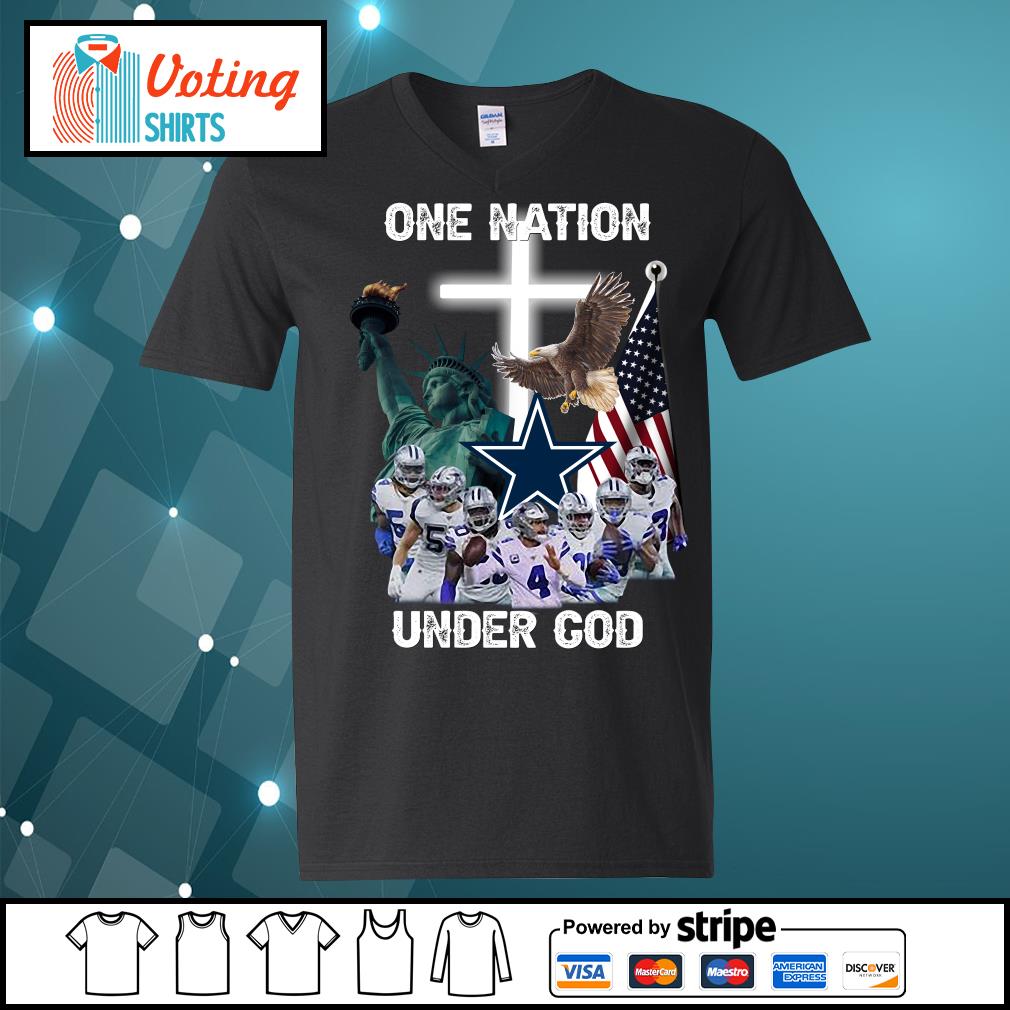 Dallas Cowboys one nation under God shirt, hoodie, sweater, longsleeve and  V-neck T-shirt