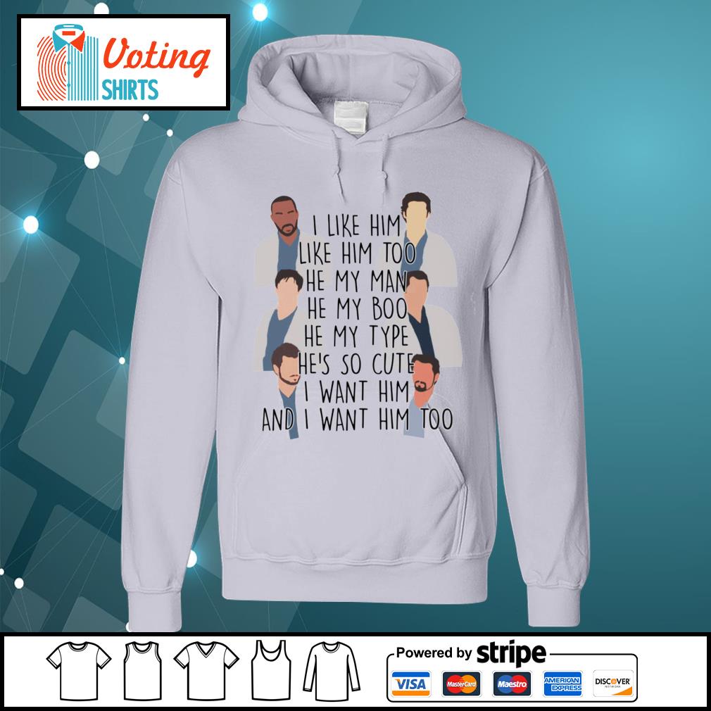 i like him i like him too shirt