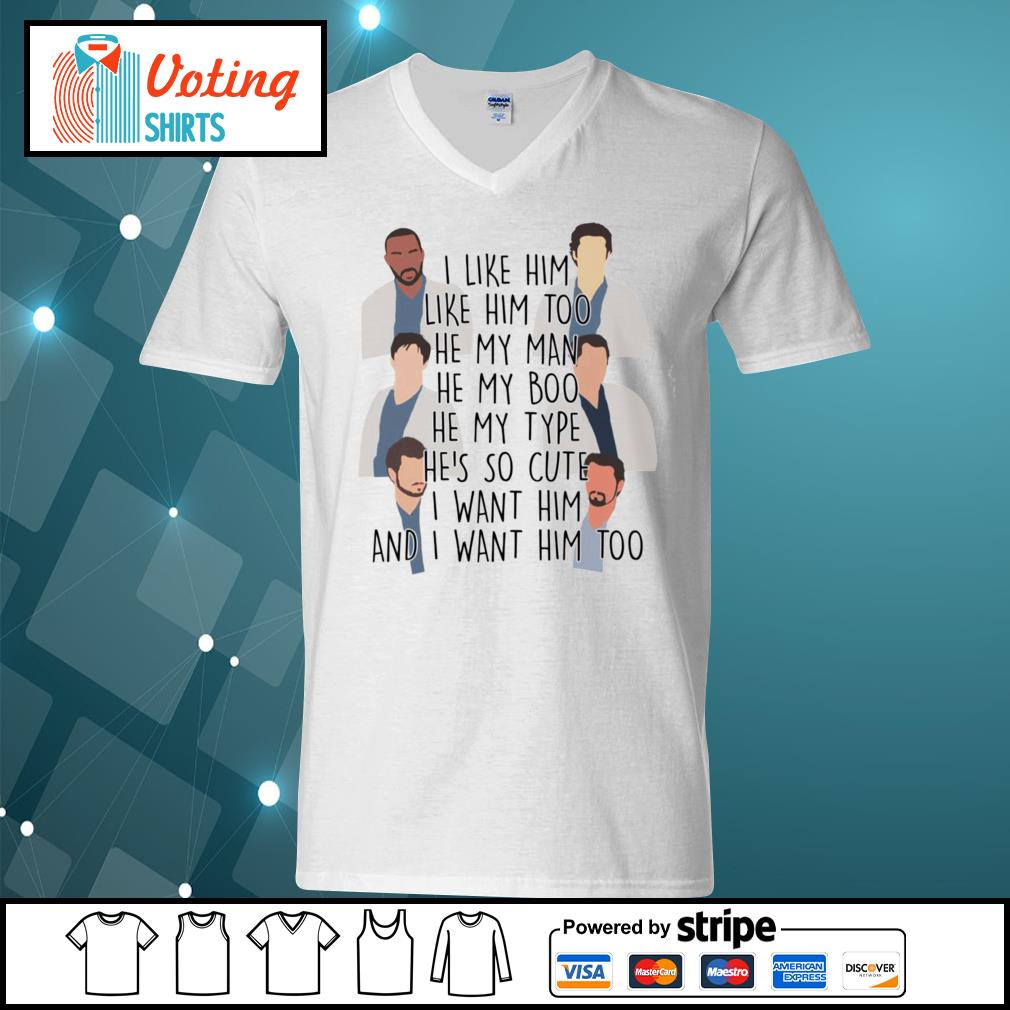 i like him i like him too shirt